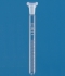 Graduated test tube 10 ml with PP-stopper, Borosilicate 3.3, white graduation, 15x165 mm